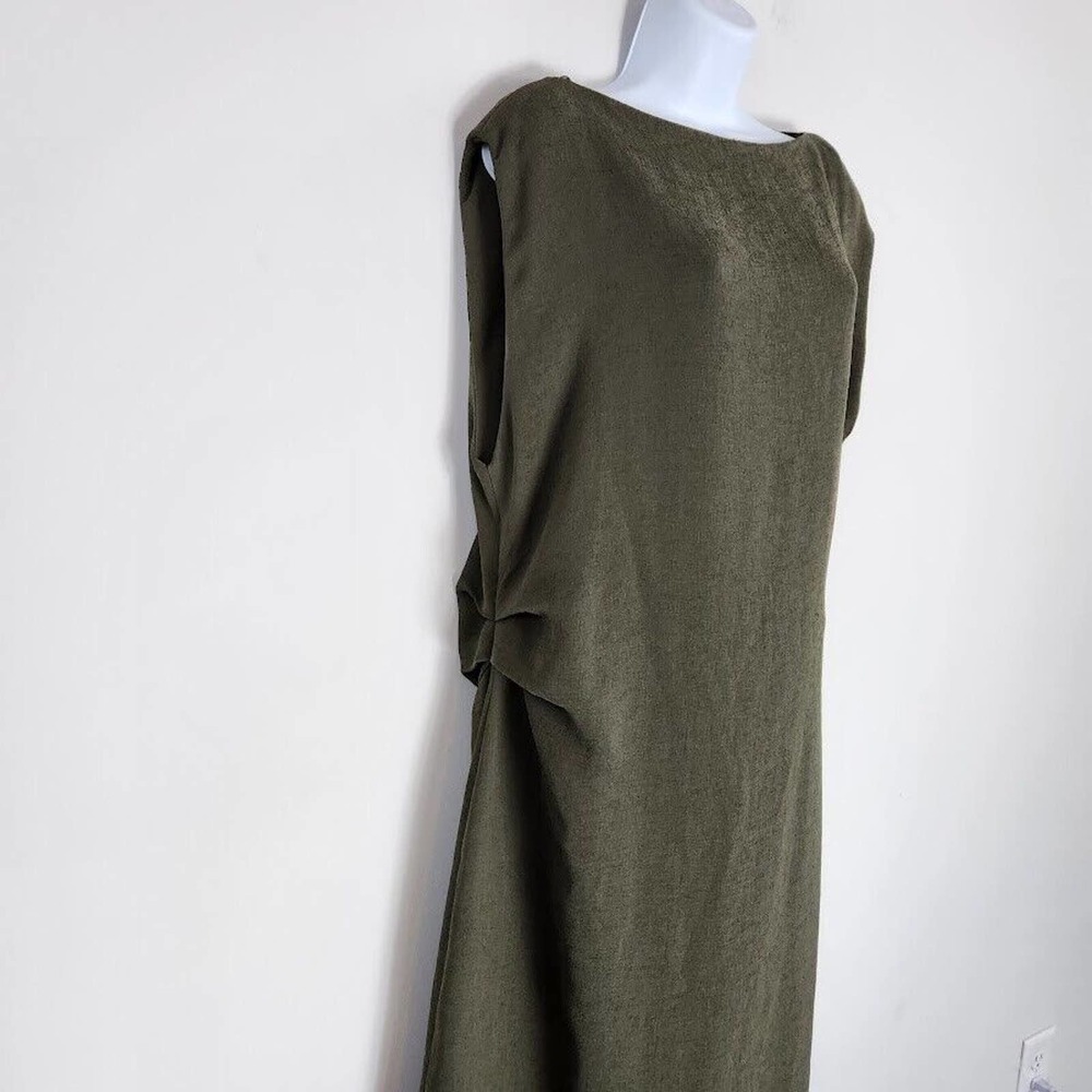Zara Women's Long Maxi Evening Shift Dress Boat Neck New With Tags Size XXL - Picture 2 of 16